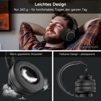 Profesionálne štúdiové slúchadlá syndesmos, circumaurálne (over-ear), 50 mm meniče, 6,35 mm a 3,5 mm jack, pre DJ-ov a monitoring, podcasty, PC, elektronické bicie, gitara 5