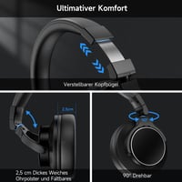 Profesionálne štúdiové slúchadlá syndesmos, circumaurálne (over-ear), 50 mm meniče, 6,35 mm a 3,5 mm jack, pre DJ-ov a monitoring, podcasty, PC, elektronické bicie, gitara 8