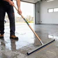 Racletă de pardoseală din cauciuc Synx Tools 60 cm cu mâner de 150 cm - Mop de podea - Negru - Mâner din lemn și oțel 3