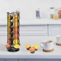 SYSYLY Dolce Gusto kapszula tartó 24 db-os forgó diszpenzeres fekete 7