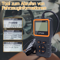 SYTUNG V322 OBD2 Autódiagnosztikai Eszköz - Univerzális Hibakódolvasó Minden OBD II Protokollal Rendelkező Járműhöz - Frissített Verzió 4