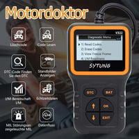 SYTUNG V322 OBD2 Autódiagnosztikai Eszköz - Univerzális Hibakódolvasó Minden OBD II Protokollal Rendelkező Járműhöz - Frissített Verzió 2
