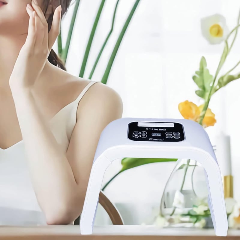 SZBOX 7 Szín Fotonterapia Arcfény LED Bőrmegújítás Kezelőlámpa