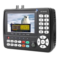SZBOX ST-5155 Satfinder DVB-S2/S/T2/T/C Detector de satelit cu afișaj H.264/265/HEVC și suport Unicable/Scr/Dcss 1