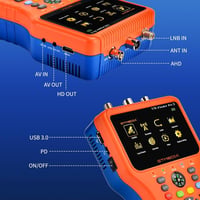 SZBOX V8 Finder Pro Műholdas Jelszilárdság Mérő DVB-S2X/T2/C Combo Méter 5