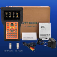 SZBOX V8 Finder Pro Műholdas Jelszilárdság Mérő DVB-S2X/T2/C Combo Méter 6