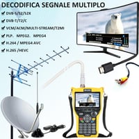 SZBOX VF9930 Digitális Műholdvevő Kereső 4,3" LCD Kijelzővel DVB-S2/S/T2/T/C 2