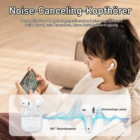 Bluetooth slúchadlá SZCYYLTE, bezdrôtový headset do uší Bluetooth 5.3, mikrofón s potlačením hluku, 24-hodinové HiFi stereo, vodotesnosť IPX8, dotykové ovládanie, pre iPhone a Android 5