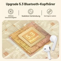 Bluetooth slúchadlá SZCYYLTE, bezdrôtový headset do uší Bluetooth 5.3, mikrofón s potlačením hluku, 24-hodinové HiFi stereo, vodotesnosť IPX8, dotykové ovládanie, pre iPhone a Android 4
