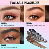 Szemöldök Gel Vízálló Hosszantartó Barna Szemöldök Mascara 4