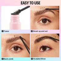 Szemöldök Gel Vízálló Hosszantartó Barna Szemöldök Mascara 5