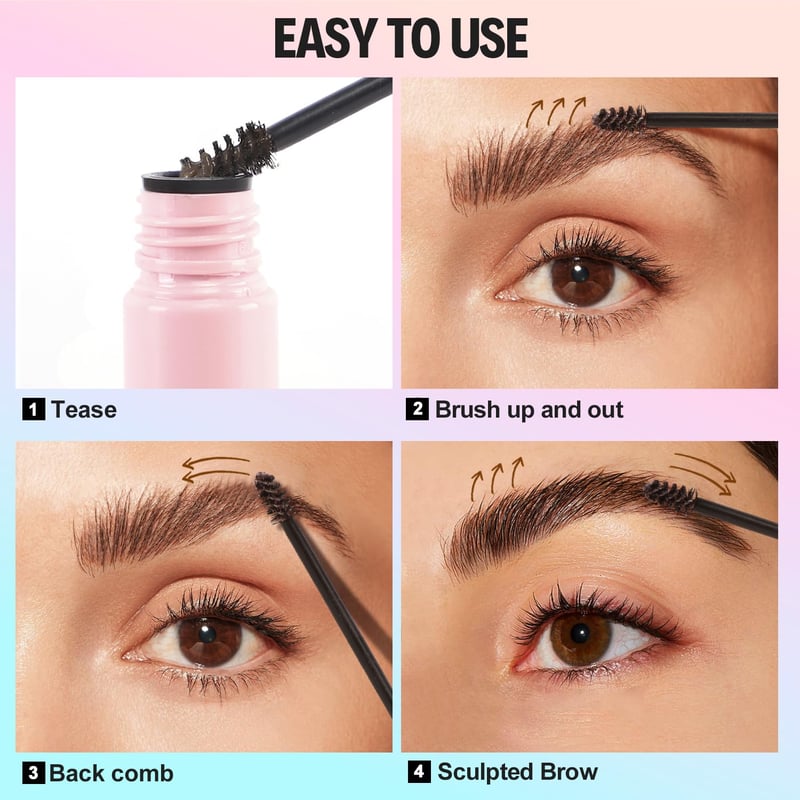 Szemöldök Gel Vízálló Hosszantartó Barna Szemöldök Mascara