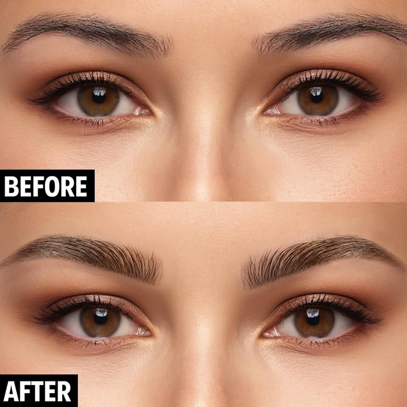 Szemöldök Gel Vízálló Hosszantartó Barna Szemöldök Mascara