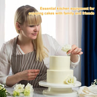 SZJYG Forgóasztal Tortadekoráláshoz Spatulával és Kiegészítőkkel 5