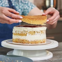 SZJYG Forgóasztal Tortadekoráláshoz Spatulával és Kiegészítőkkel 6