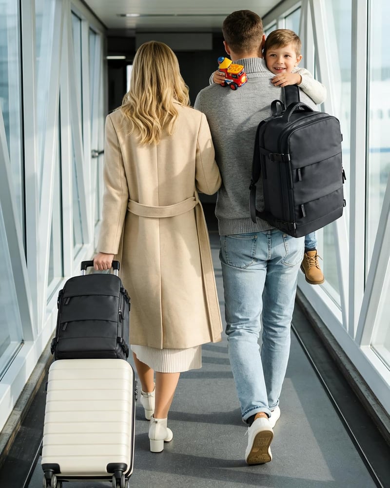 SZLX Ryanair Fedélzeti Hátizsák, Vízálló Laptop Backpack Utazáshoz
