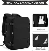 SZLX Ryanair Fedélzeti Hátizsák, Vízálló Laptop Backpack Utazáshoz 5