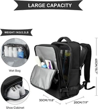 SZLX Ryanair Fedélzeti Hátizsák, Vízálló Laptop Backpack Utazáshoz 6