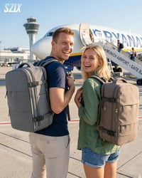 SZLX Ryanair Fedélzeti Hátizsák, Vízálló Laptop Backpack Utazáshoz 2