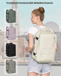 SZLX Ryanair príručný batoh 40x30x20 cm Wizz Air Easyjet cestovná taška do lietadla vodoodolná s priehradkou na obuv pre 14-palcový notebook pánska dámska cestovná taška 7