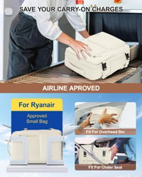 SZLX Ryanair príručný batoh 40x30x20 cm Wizz Air Easyjet cestovná taška do lietadla vodoodolná s priehradkou na obuv pre 14-palcový notebook pánska dámska cestovná taška 3
