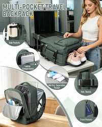 Rucsac de cabină SZLX pentru Ryanair, Wizz Air și EasyJet, 40x30x20 cm, pentru laptop de 14 inchi, cu port USB, dimensiune cabină 45x36x20 9