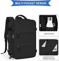 Rucsac de călătorie SZLX pentru bagaj de mână cu compartiment pentru pantofi, pentru laptop de 14 inchi, Wizz Air 40x30x20, Ryanair 40x20x25, EasyJet 45x36x20 5