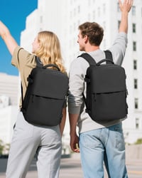 SZLX Vákuový batoh príručná batožina 40x30x20 cm Ryanair Wizzair cestovná taška pánska dámska, priestor na 14-palcový notebook, vodoodolný batoh do lietadla s priehradkou na topánky 3