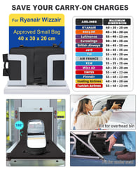 SZLX Vákuový batoh príručná batožina 40x30x20 cm Ryanair Wizzair cestovná taška pánska dámska, priestor na 14-palcový notebook, vodoodolný batoh do lietadla s priehradkou na topánky 4