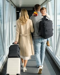 SZLX Vákuový batoh príručná batožina 40x30x20 cm Ryanair Wizzair cestovná taška pánska dámska, priestor na 14-palcový notebook, vodoodolný batoh do lietadla s priehradkou na topánky 2