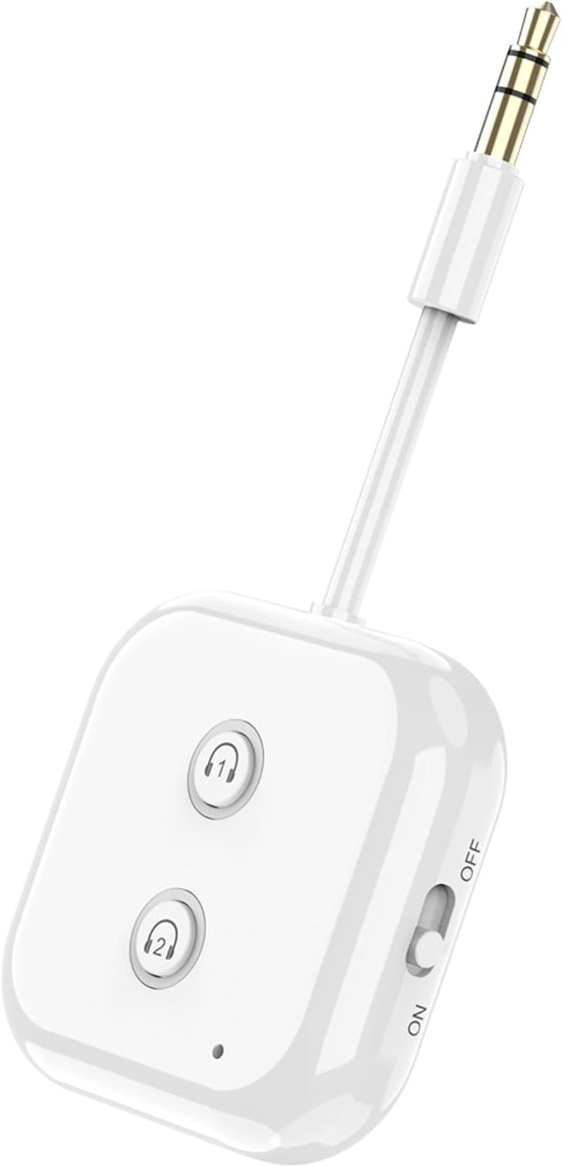 SZMDLX Bluetooth adapter 2-in-1 AptX alacsony késleltetés 2 fejhallgatóhoz