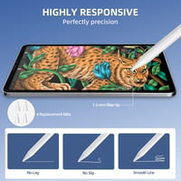 SZO Stylus Pen iPad-hez, Érintésérzékeny Ceruza Tablethez, Tilt & Palm Rejection 4