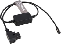 SZRMCC USB-C – D-Tap tápkábel V-Mount / Gold-Mount akkumulátorhoz (derékszögű USB-C) 2