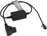 SZRMCC USB-C – D-Tap tápkábel V-Mount / Gold-Mount akkumulátorhoz (derékszögű USB-C) 4