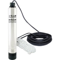 Ponorné čerpadlo T.I.P. AJ 4 Plus 55/50 z nehrdzavejúcej ocele – pre studne s Ø 10 cm, 3300 l/h, výtlačná výška 50 m, 5 bar 5