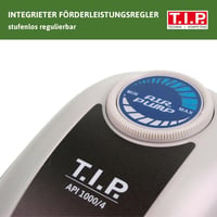 T.I.P. API 1000/4 Komplet za aeraciju jezerca, podesiva pumpa 450-900 l/h, za jezerca i akvarije, s funkcijom sprječavanja zaleđivanja, tiha i energetski učinkovita 10