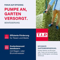 T.I.P. Garten Jet 750 Öntöttvas Kerti Szivattyú 2800 l/h - Fördermenge 2.800 l/h, Without bundle, Cast pump housing 3