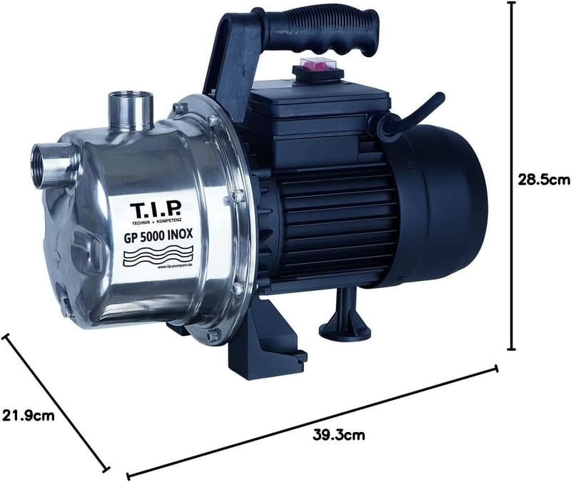 T.I.P. GP 5000 INOX rozsdamentes kerti szivattyú 5000 l/h