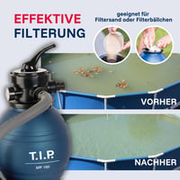 Pieskový filtračný systém T.I.P. – Bazénová filtrácia pre bazény do 20 m³ s výkonom 7900 l/h 6