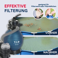 Piesková filtrácia do bazéna T.I.P. – výkon 10 000 l/h, pre bazény do 30 m³, účinná filtrácia vody 6