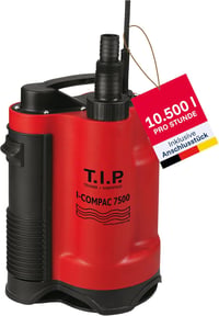 T.I.P. I-Compac 7500 400W szennyvízszivattyú 7500 l/h szűk schachtokhoz 1