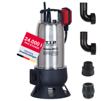 T.I.P. Maxima 400 SX rozsdamentes acél szennyvíz merülőszivattyú – 24 000 l/h, 35 mm szennyezettség – 30140 1