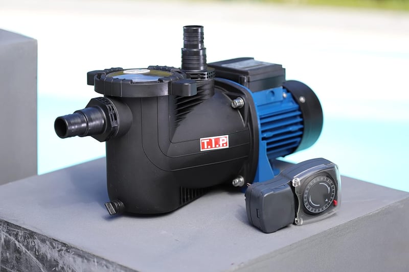 T.I.P. SPP 600 FT önfelszívó medencepumpa 13000l/h szűrővel és időzítővel