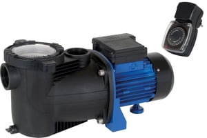 T.I.P. SPP 600 FT bazenska pumpa s predfiltrom i tajmerom, 13000 l/h, 600 W, crno-plava, rabljena
