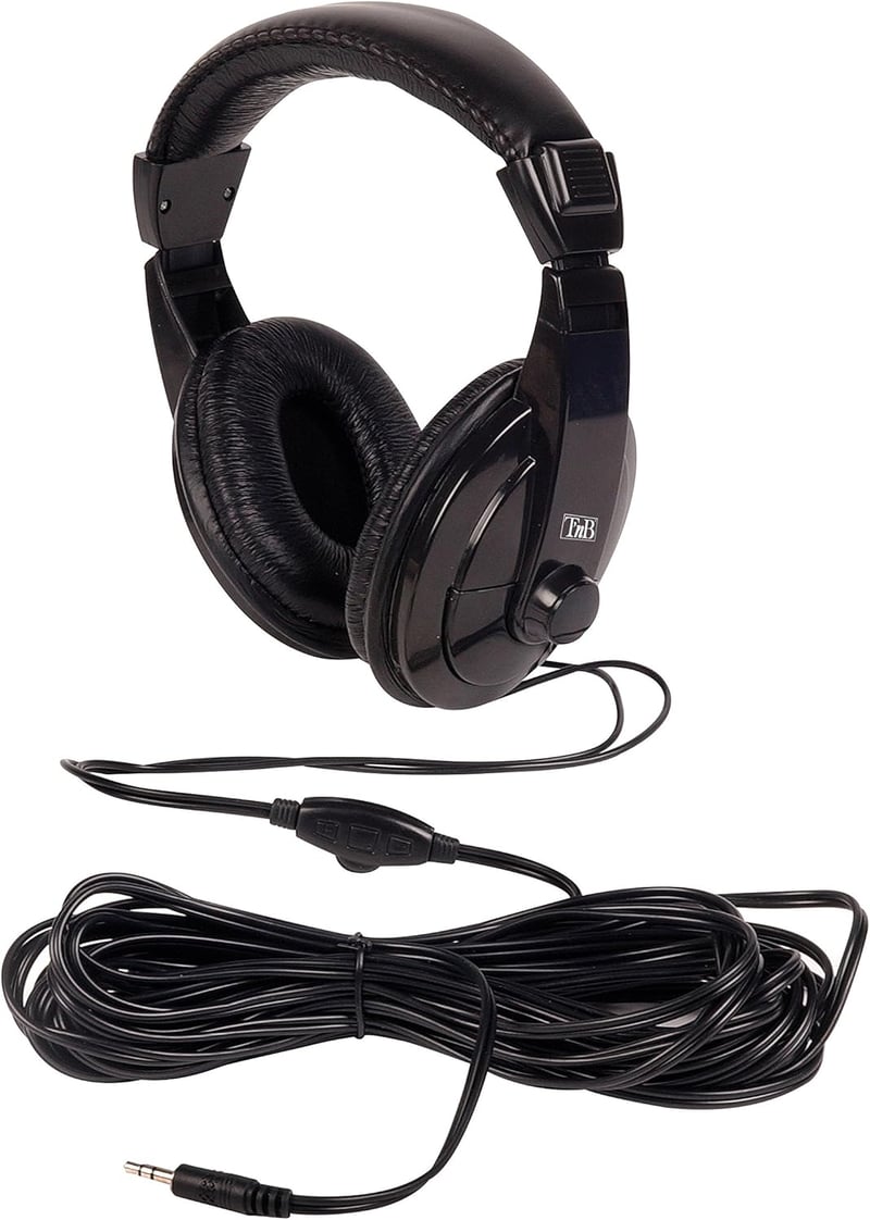 T'nB Home CSHOME1 Hi-Fi Fejhallgató 6,35mm Adapterrel és 8m Kábellel - Unique