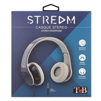 Káblové slúchadlá T'nB Stream so vstavaným mikrofónom, stereo zvukom, modré 4