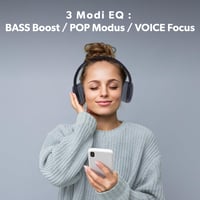 Căști Bluetooth T'nB Tonality Sup - Over-Ear, microfon încorporat, autonomie 24 de ore, pliabile, design ușor, bandă reglabilă 4