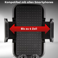 T'nB CARHOLDBK2 univerzális autós telefontartó tapadókoronggal - fekete 5