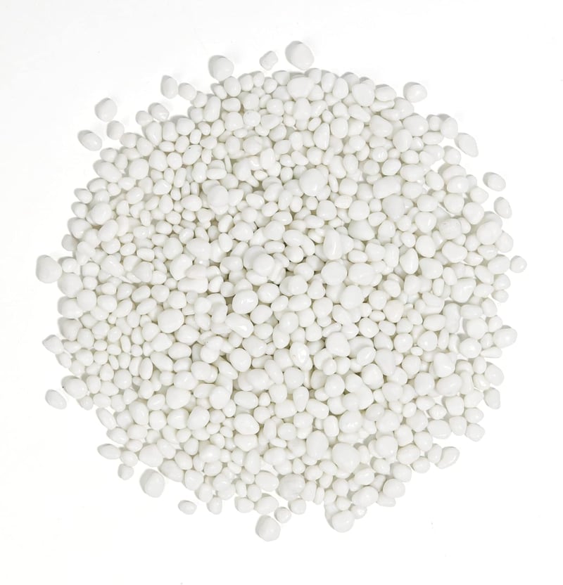 T4U Tumbled Chips Kvarckavics 450g Fehér Polírozott Kövek Szukkulens Terrarium Dekoráció