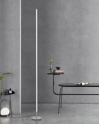 Minimalistická rohová stojacia lampa TACAHE – Stmievateľné LED akcentové svetlo 2700K-6500K – Moderná stojacia lampa s diaľkovým ovládaním do obývačky a spálne – 145 cm (57") 1